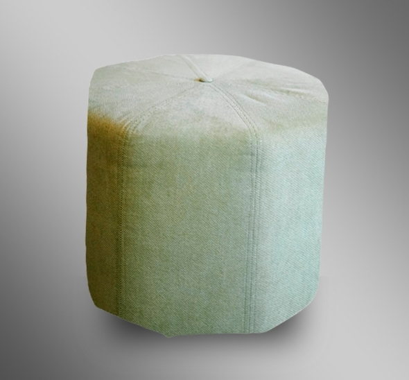 Пуфик многоугольный Светло-зеленый Джинс