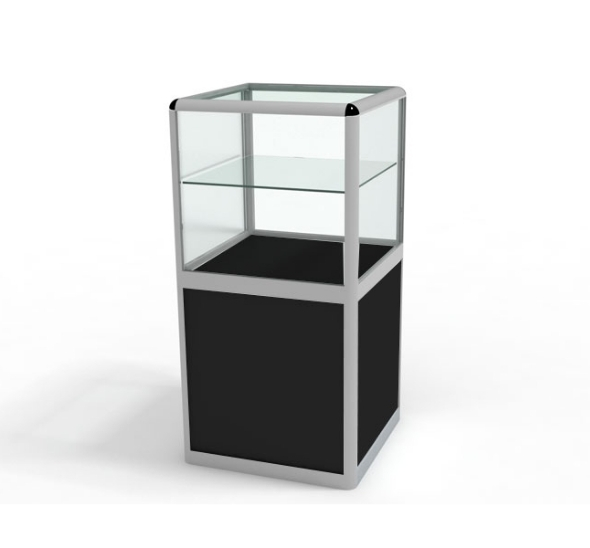 Витрина-подиум черная