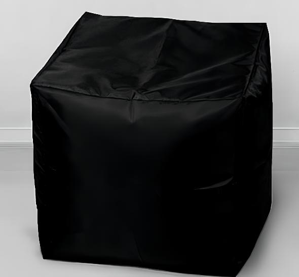Пуф Геометрия черный