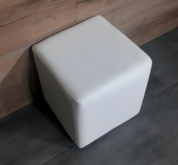 Пуф Геометрия белый